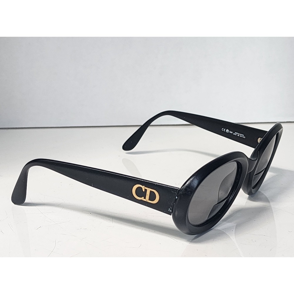 Christian Dior Vintage Black Oval Sunglasses Bifocal Readers 2919 90 Austria